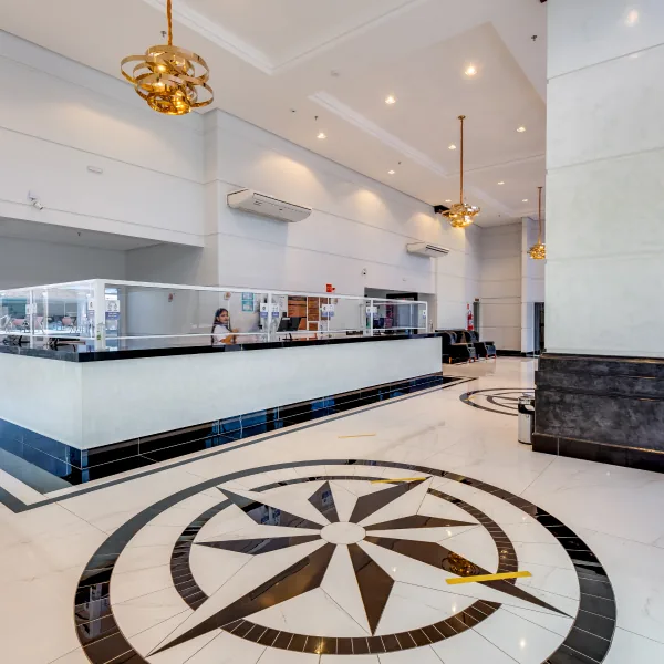 Lobby e recepção do Piazza diRoma
