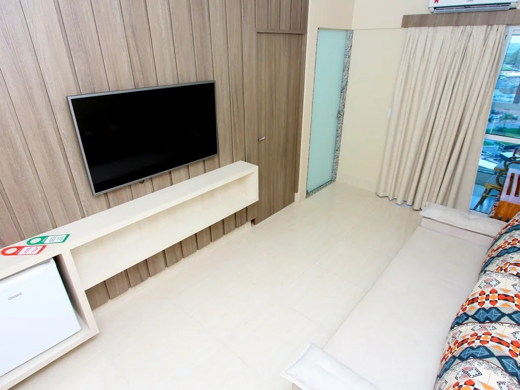 Sala de estar do apartamento do Piazza diRoma