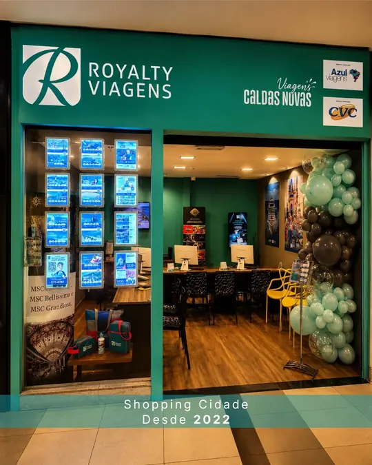 Royalty Viagens - Shopping Cidade, desde 2022