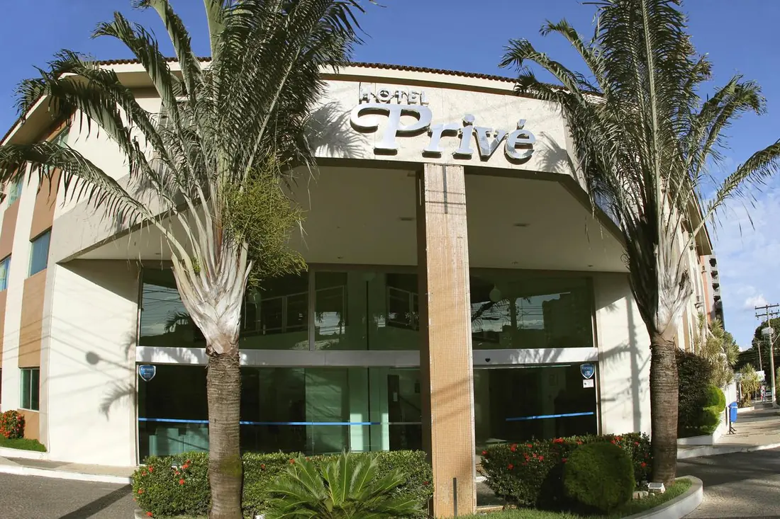 Fachada do Hotel Termas Privé em Caldas Novas
