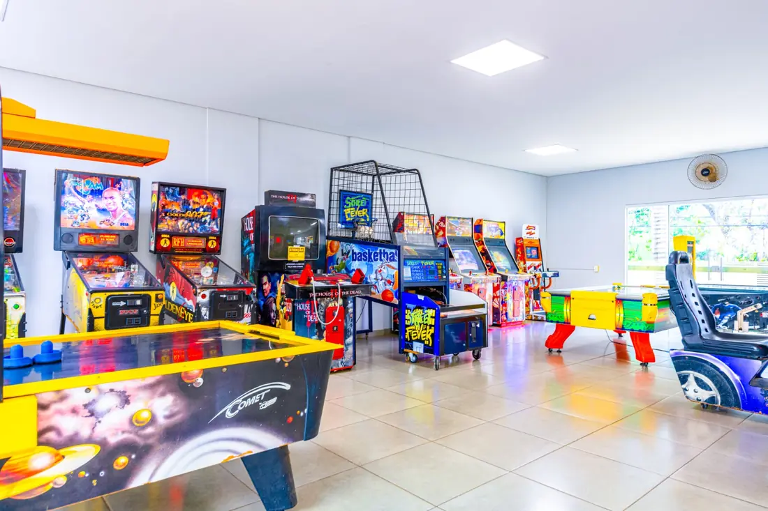 Sala de jogos do Riviera Park Hotel